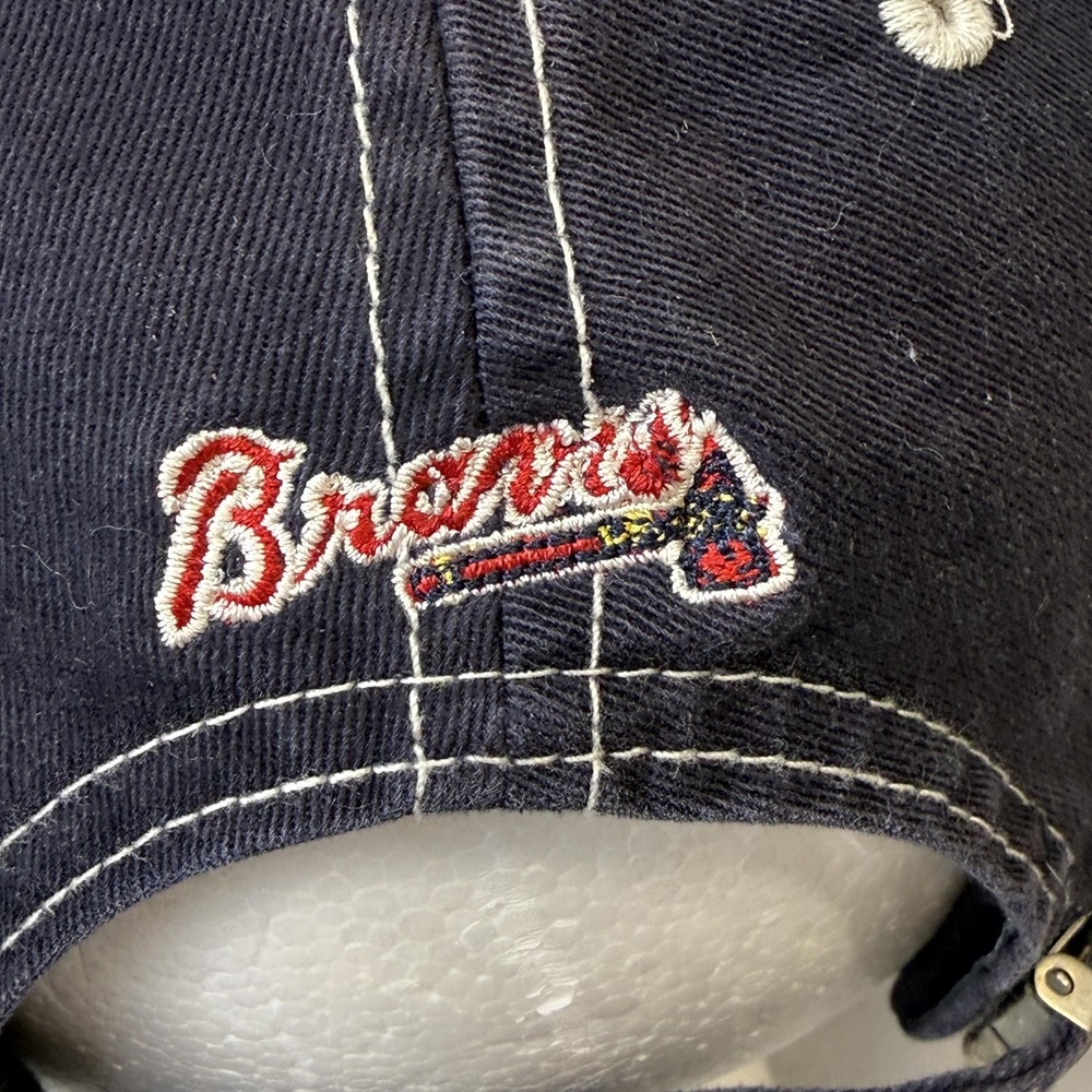 Atlanta Braves‎ Hat Cap Strap Back Mens One Size Turner Field MLB Baseball - Picture 6 of 13